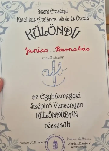 Egyházmegyei Szépíró verseny