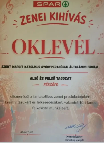 Spar zenei kihívás